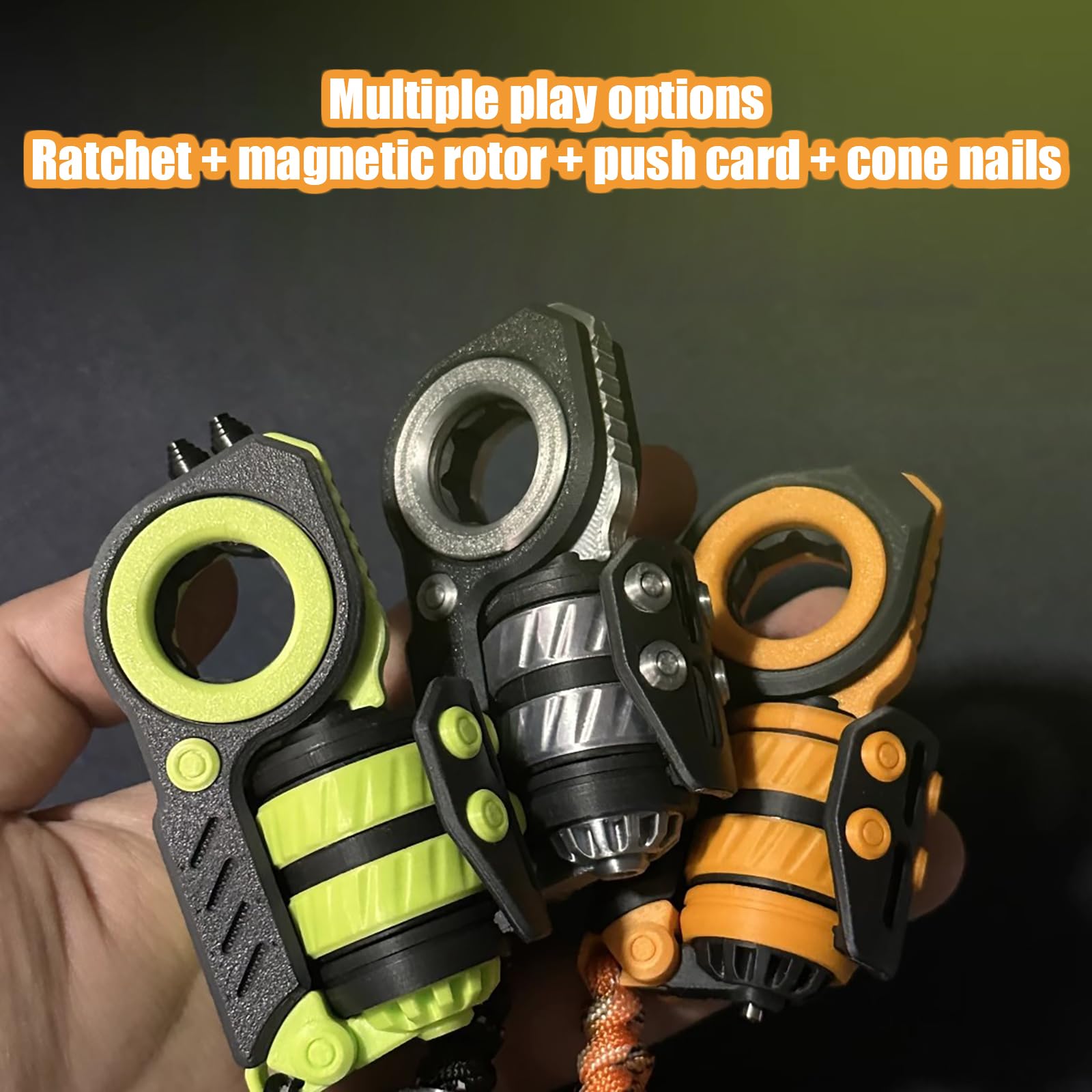 Fidger Sensory Toys - Juguetes sensoriales de impresión 3D, juguete de descompresión de múltiples formas de juego para lograr deslizadores, spinners, juguetes de descompresión que mantienen la