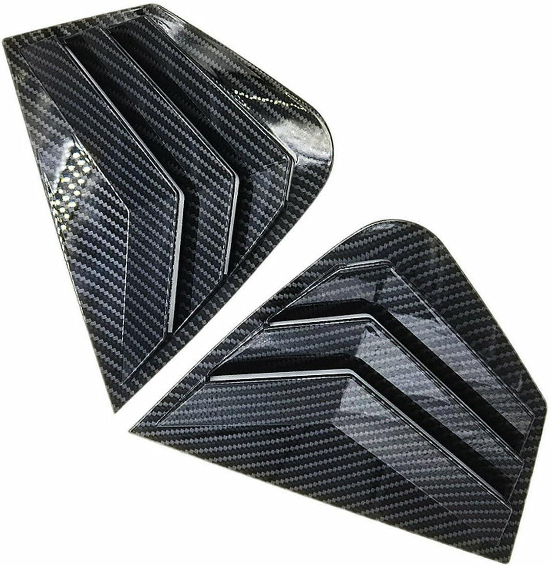 Rear Side Window Quarter Louver Cover Carbon Fiber for Kia Optima K5 2011 2012 2013 2014 2015
