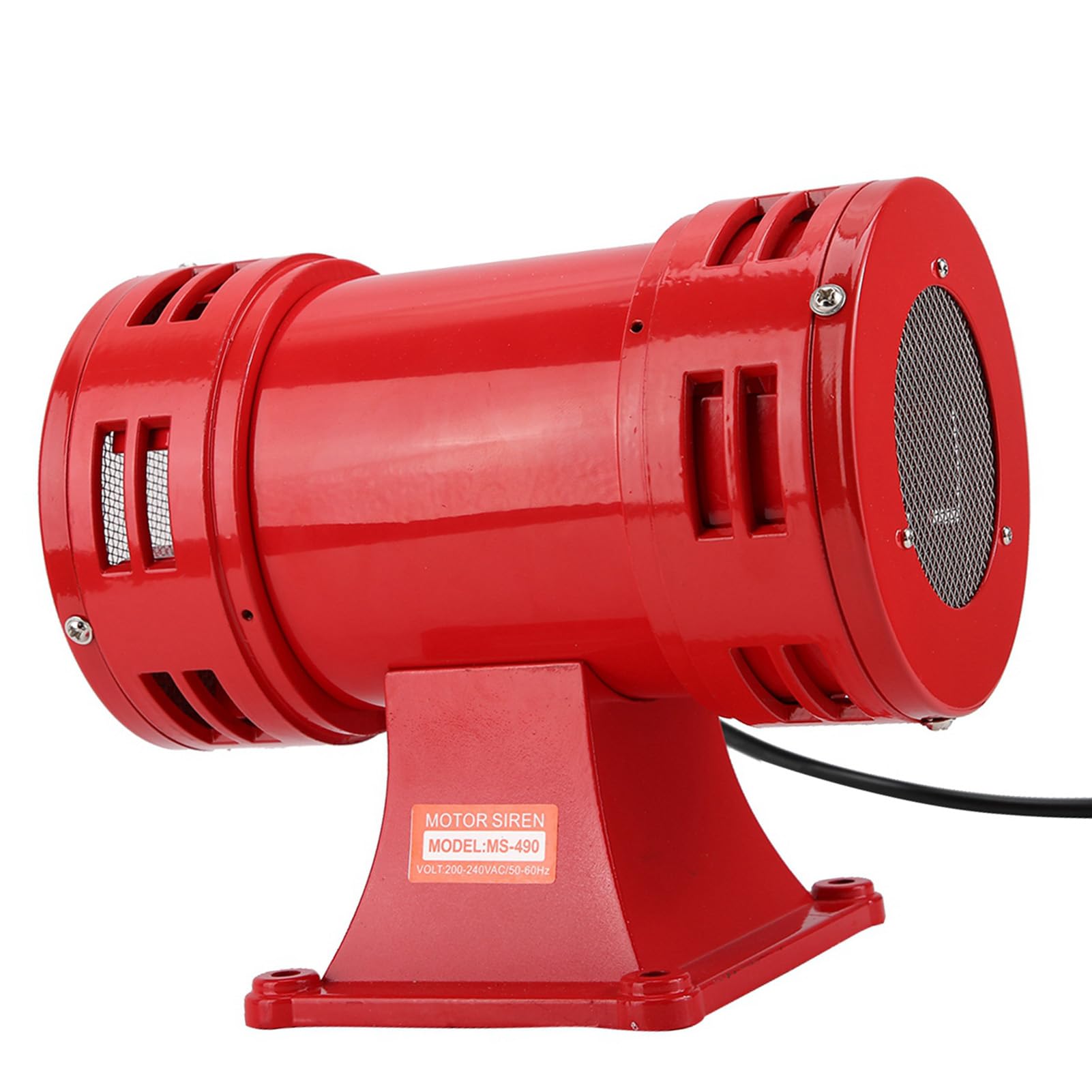 Naroote Sirena de Alarma Industrial, 150dB, Sirena Continua con Motor