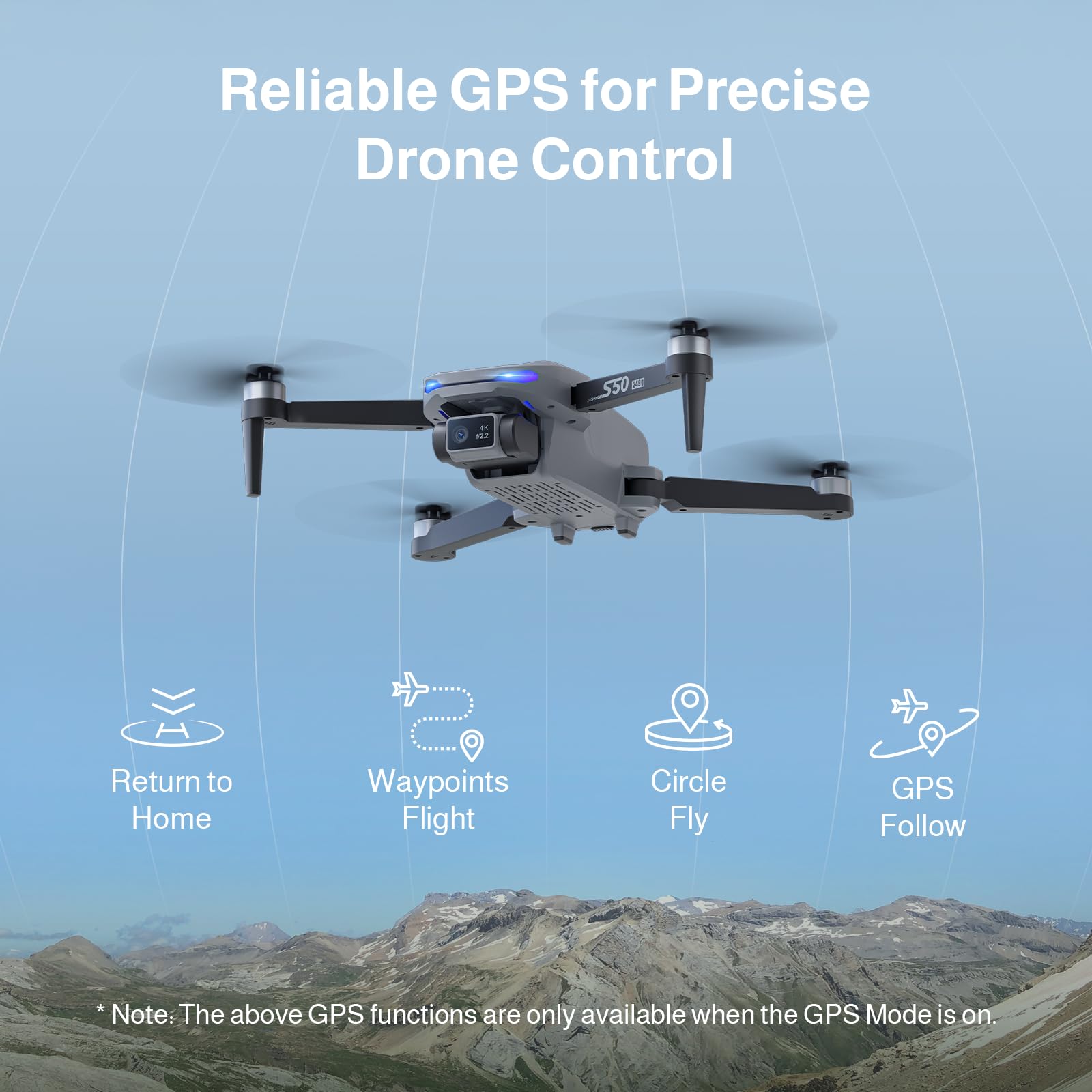 Ameta Drone with Camera 4K Professional with GPS - Image 3