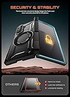 Vista 6 de SUPCASE Funda para Samsung Galaxy Z Fold 7 con soporte (agarre UB), [compatible con MagSafe] [Protector de pantalla de vidrio templado integrado]