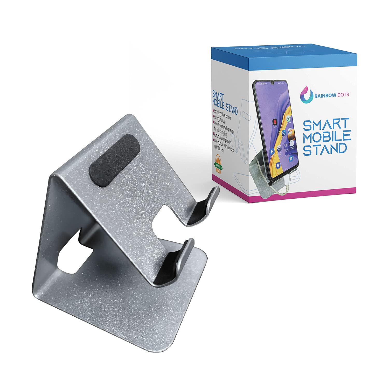 Table Top Mobile Stand (Sparkling Silver)-image-22