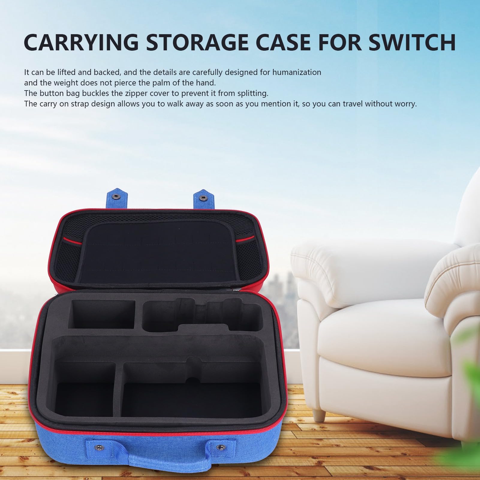 Custodia da Viaggio per Nintendo Switch Custodia da Trasporto Guscio Rigido Protettivo Simpatica Grande Custodia Inclusa Custodia da Trasporto Sottile Portatile Fit Switch