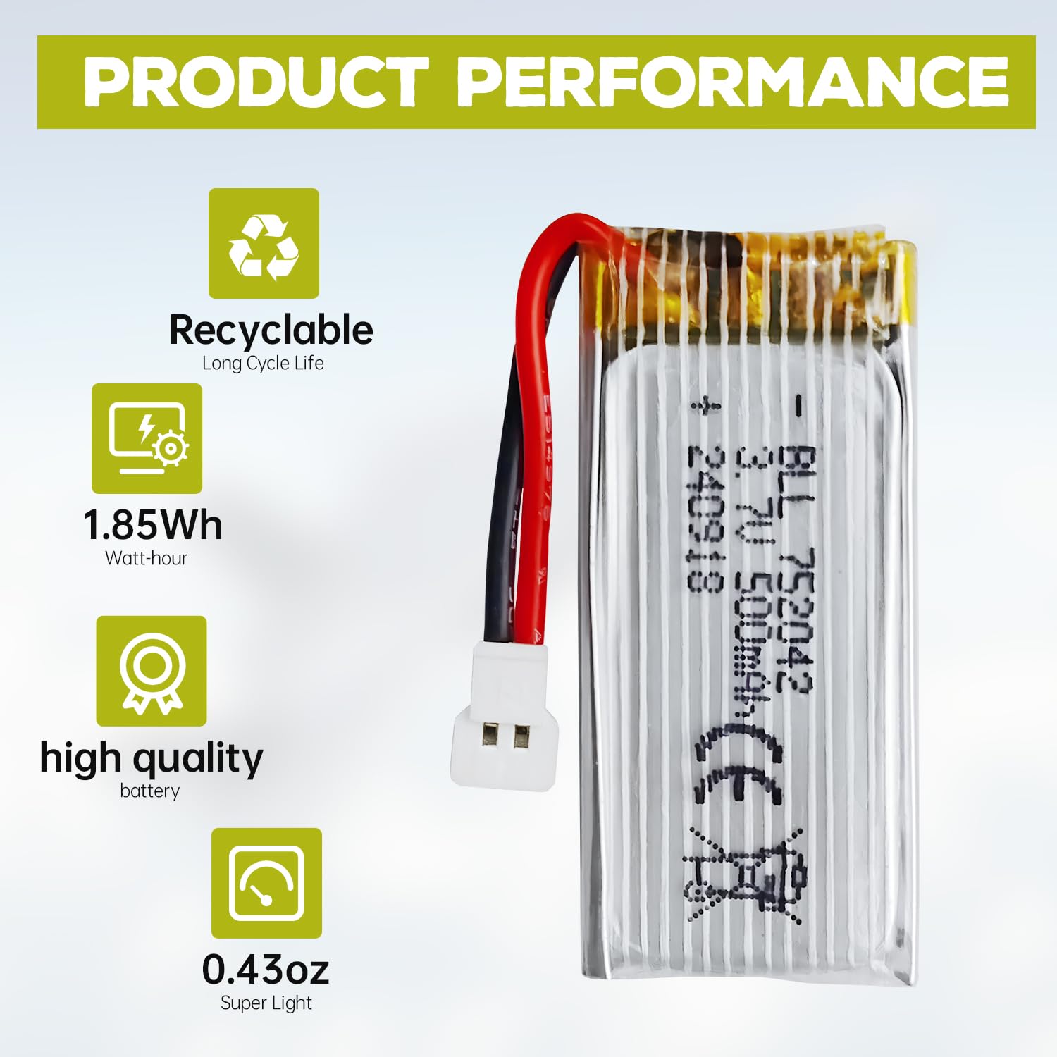 Pack 5 Batteries 3.7V 500mAh Câble USB Câble De Charge 5 En 1 Pour La Serie Des Hubsan H107 Udi 816 Jxd Wltoys