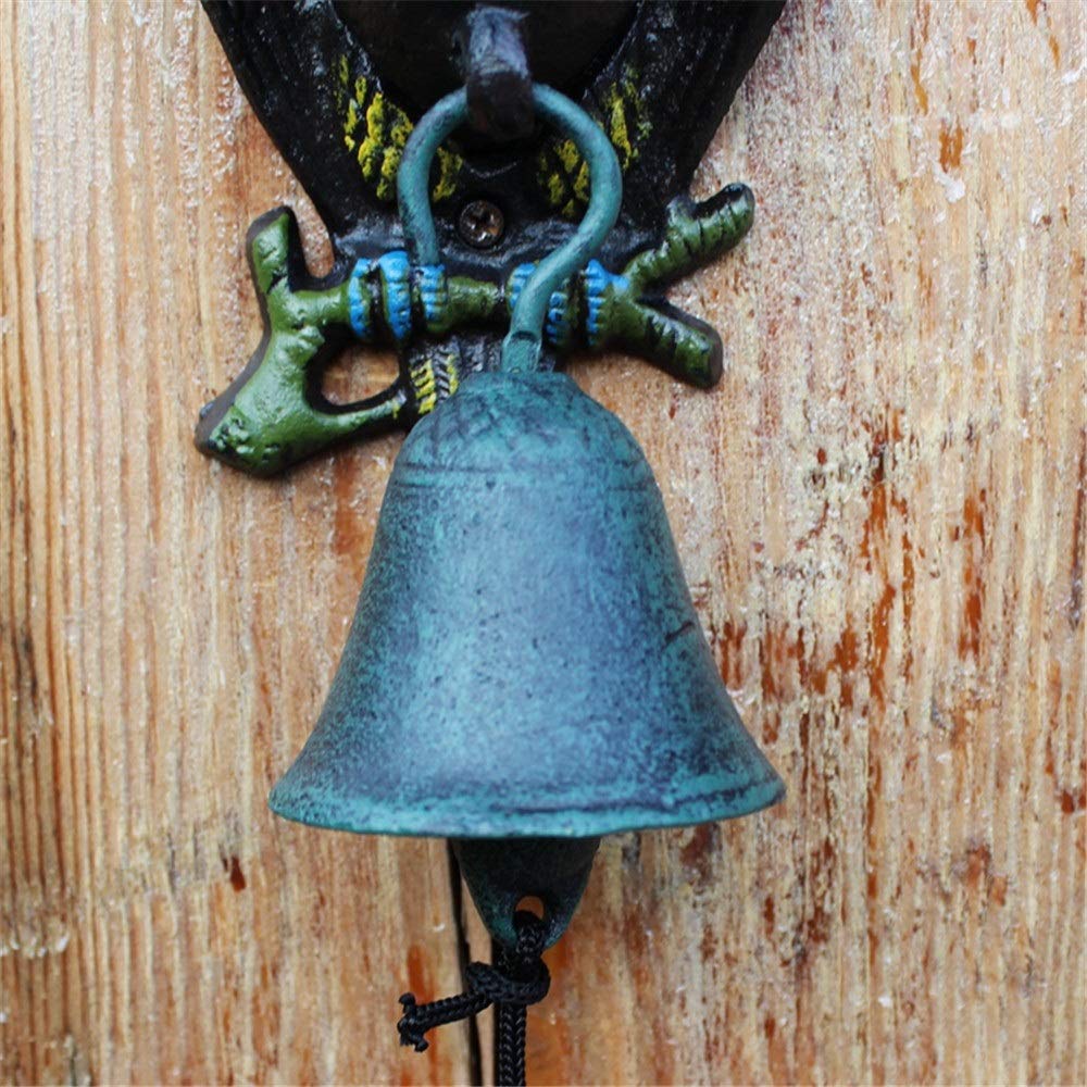 Wind Chime Civetta Retro - Campane Vento Giardino 90 Cm Ferro - Foto 11