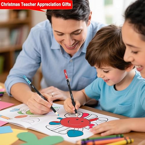 Miniatura 9 de Soucolor - 72 lápices de colores con caja de lata para escuela oficina y arte