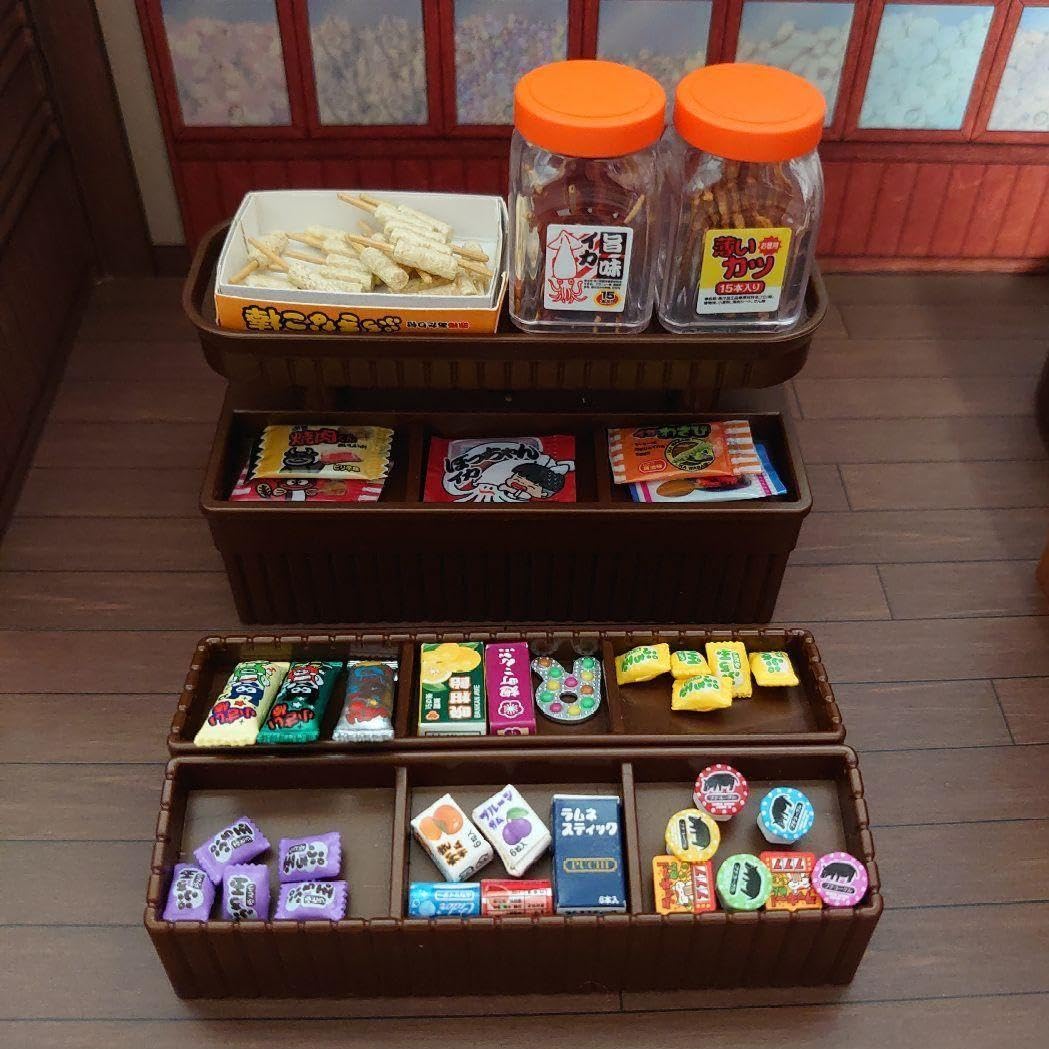 Amazon.co.jp: ミニチュア 什器 棚 台 陳列 ディスプレイ ジオラマ