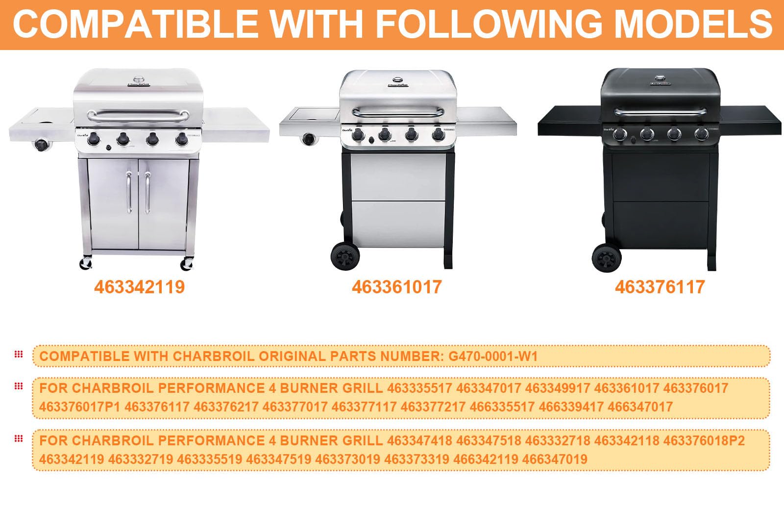 Grill-Warmhalterost Für Charbroil Performance 4 Brenner