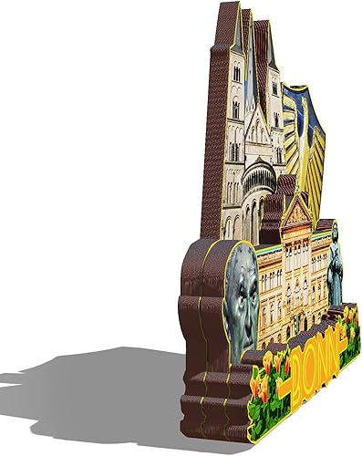 Miniatura 2 de Bonn Alemania - Imán de madera 3D para nevera, recuerdos coleccionables, decoración hecha a mano