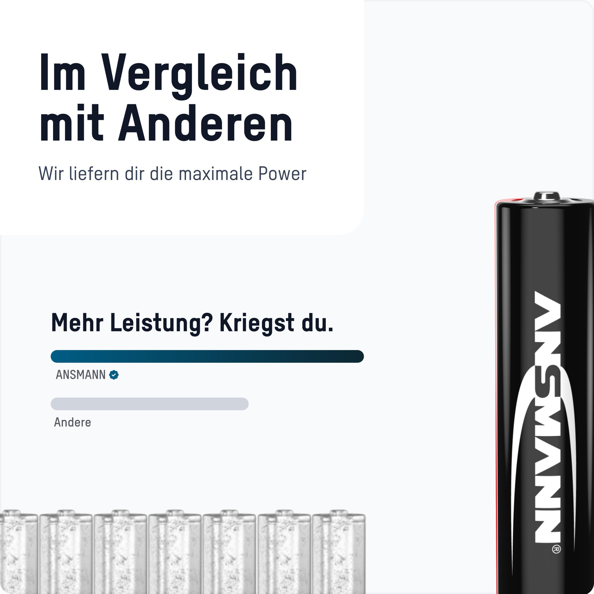 Ansmann Industrial Alkaline batteria Longlife alcaline batteria per alto potenza industriali (Confezione da 10)