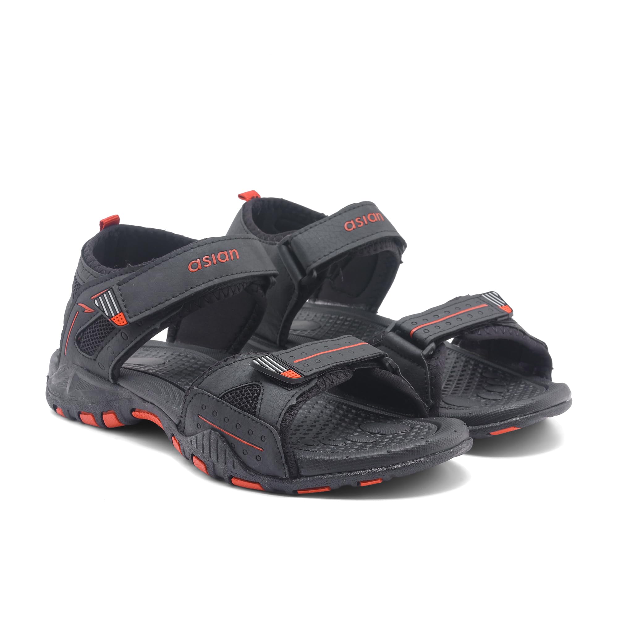 asian Vistara-44 Men’s Stylish Sandals | Lightweight Design, Soft Cushioning, Durable Velcro Straps, Breathable Panels & High-Grip Outsole for Travel-picture-26