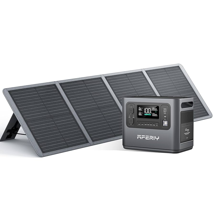 Amazon.co.jp: AFERIY P110 ポータブル電源 と 100Wソーラー