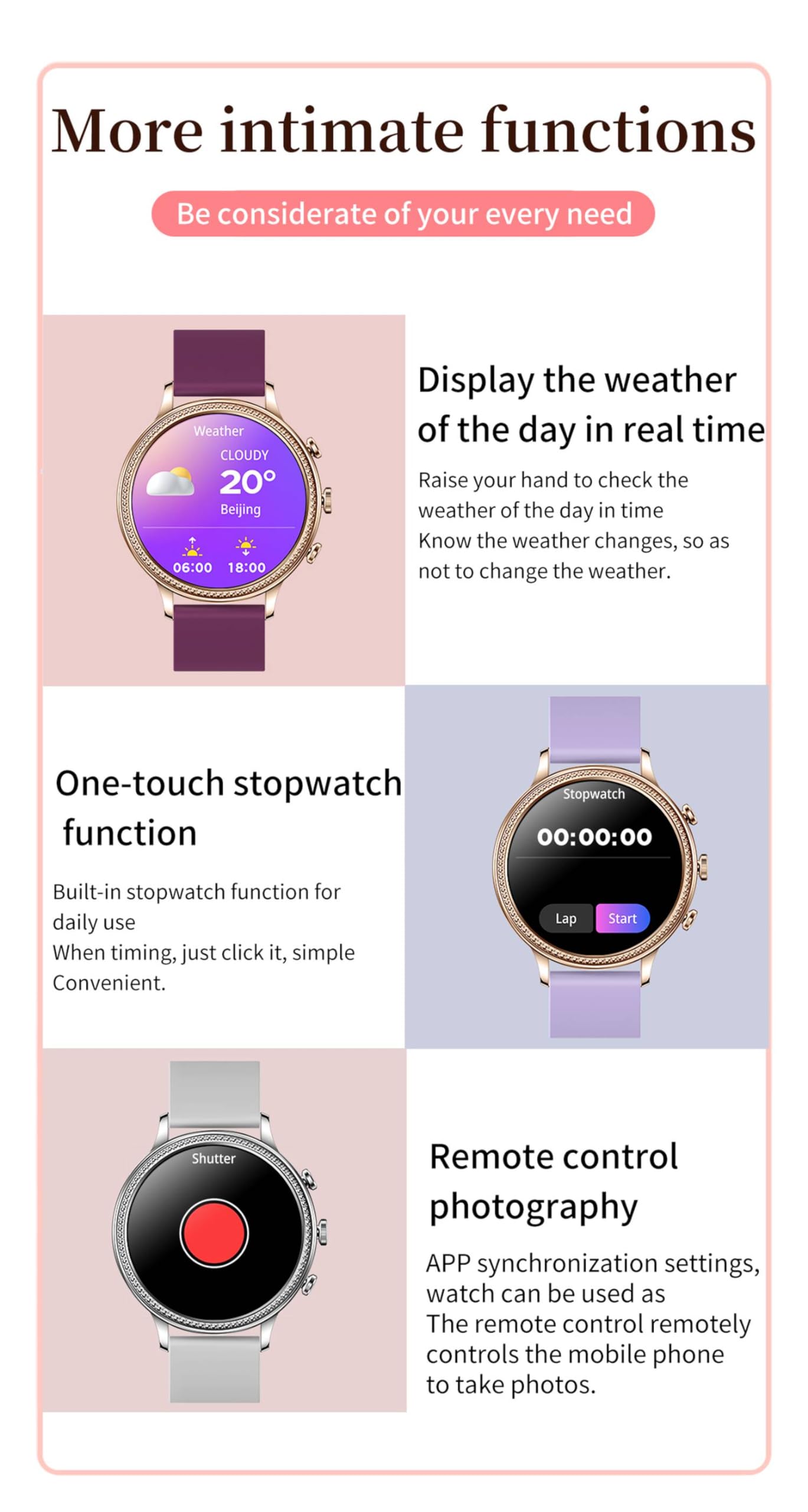 Reloj inteligente, pulsera de reloj inteligente para hombres y mujeres, contestar/hacer llamadas, reloj de fitness de 1.38 pulgadas, rastreador deportivo con monitor de frecuencia