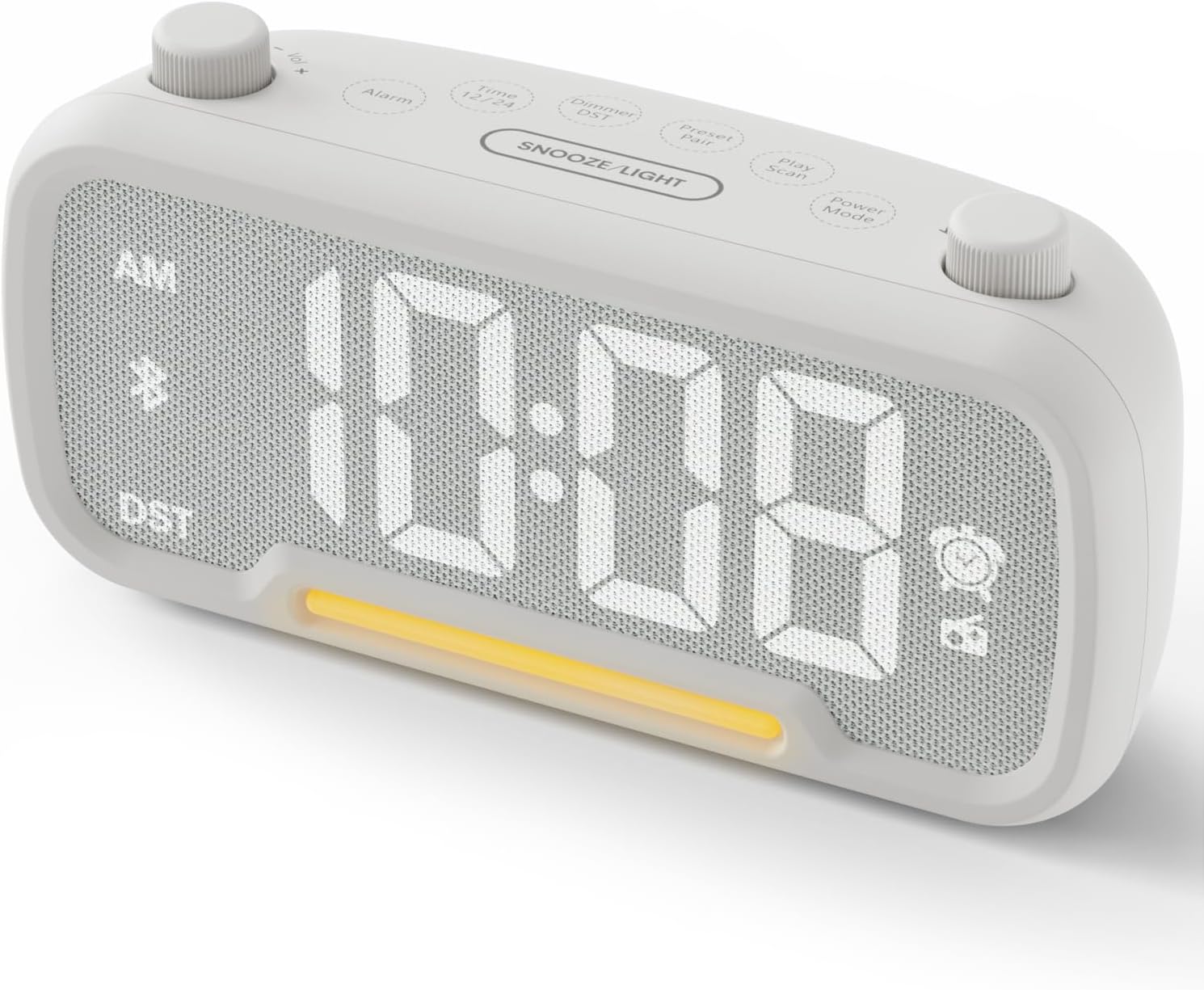 ROCAM Radio Alarm Clock, Bluetooth Clock Radio Alarm Bedside with FM