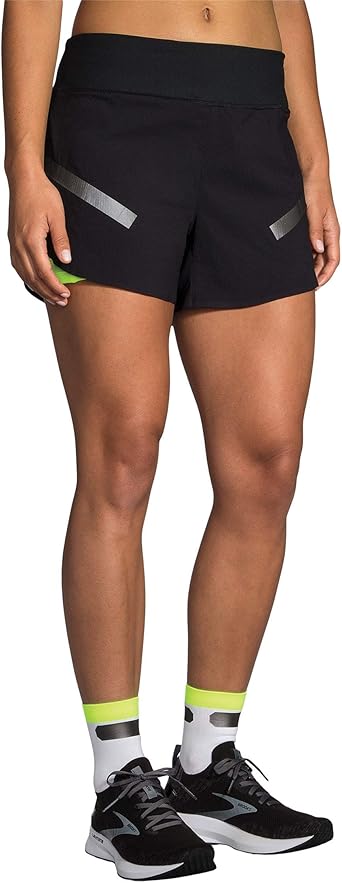 brooks 2 in 1 running shorts women's