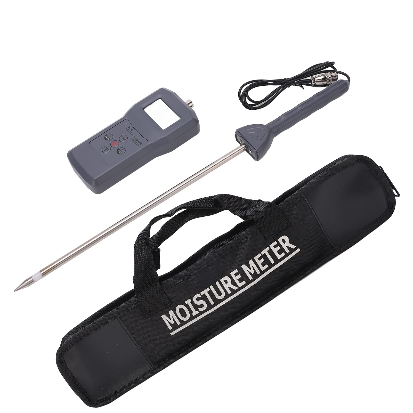 PMS710 Bodenfeuchtemessgerät, Tragbarer Tester, Digitaler Analysator für den Garten, 14,5 X 7 X 2,5 Cm, ABS