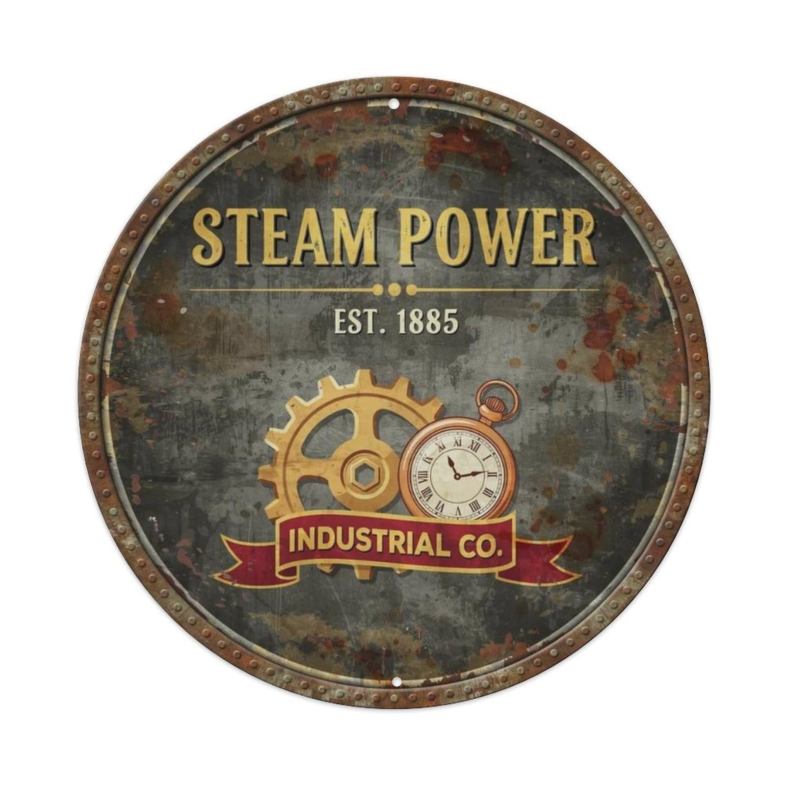 Clockwork Dreams Metal Tin Sign Plaque