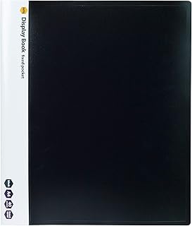 MARBIG(R) 2003902 Display Book Non-Refillable A4 40 Pockets Black