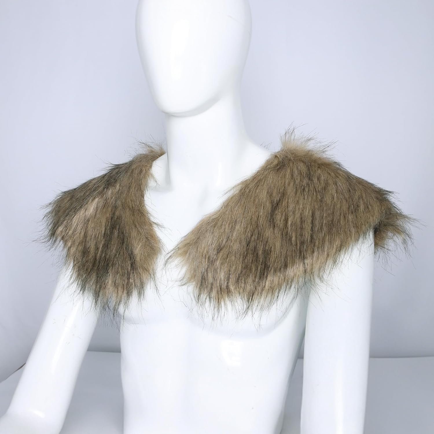 Male Viking Fur Shawl Costume-Medieval Male Fur Shoulder Wrap for Renaissance - Image 5