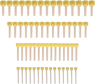 60-Pieces Assorted Size Round Sponges Brush Set, Paint Tools for Kids