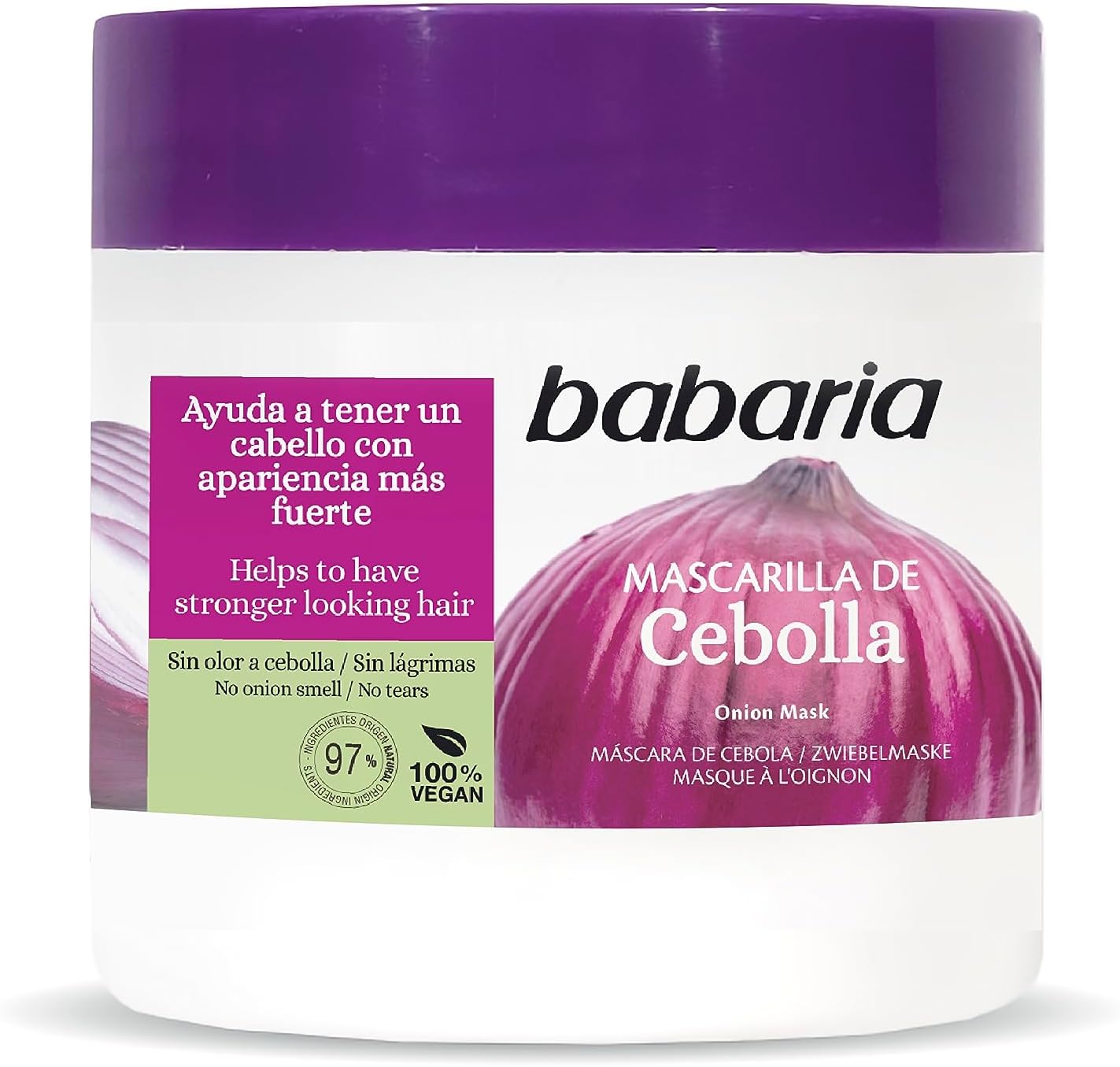 Babaria Onion Hair Mask For Unisex 13.5 oz Masque