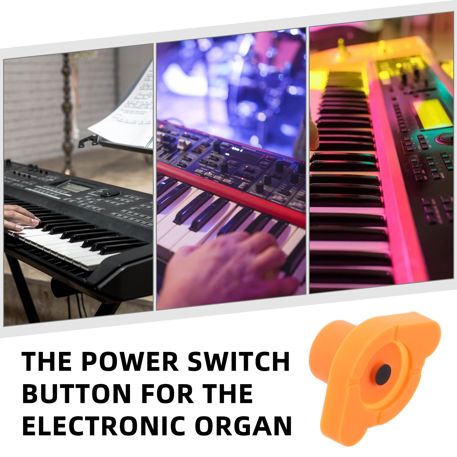 BESTonZON Interruttore per Tastiera Musicale Parte di Ricambio per Strumento Elettronico Sostituzione del Pulsante di Accensione per Pianoforte Digitale Componente Musicale Digitale