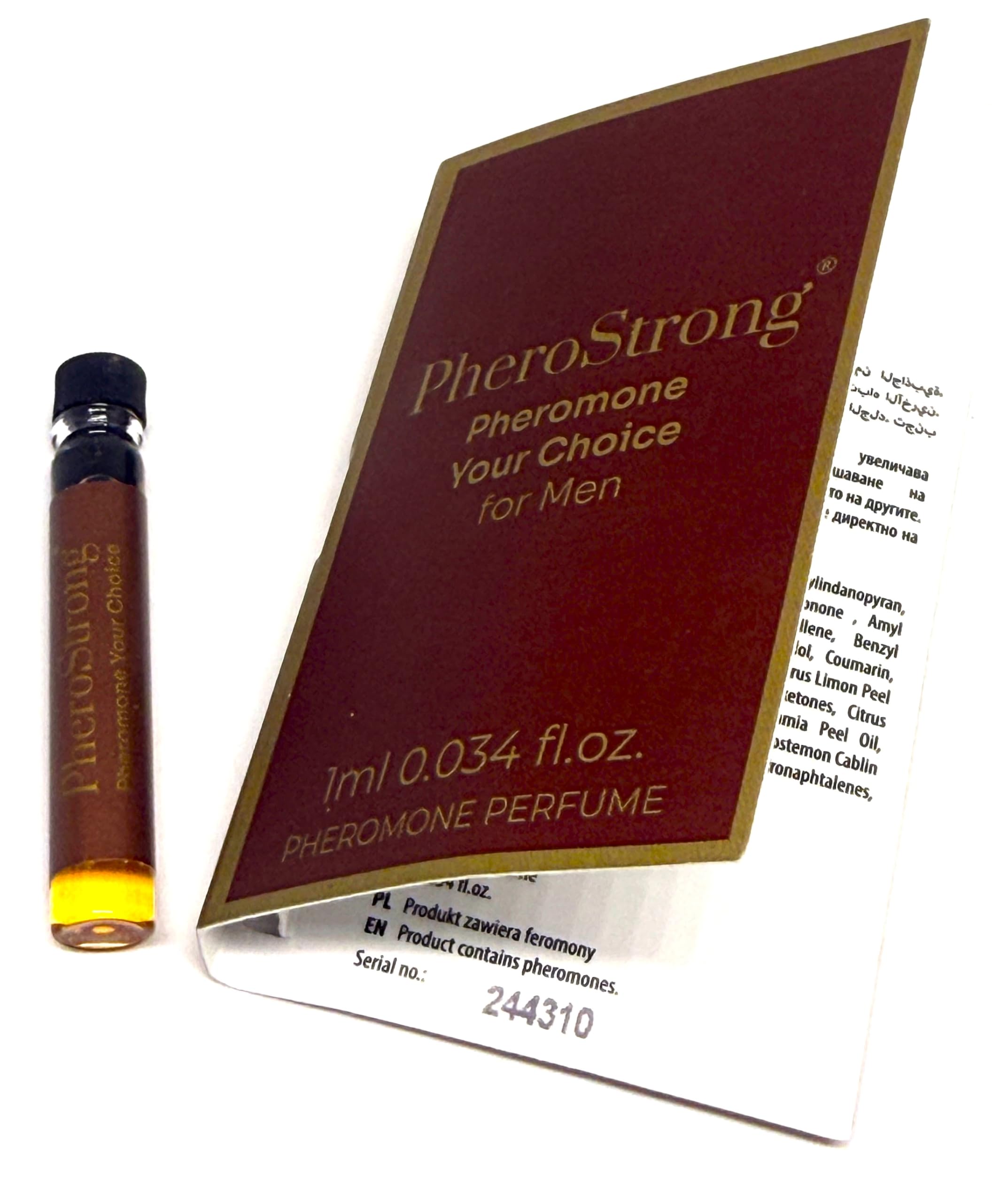 YOUR CHOICE for Men - Pheromones Perfume for Men - Long Lasting Scent - Infused Cologne Pheromones -