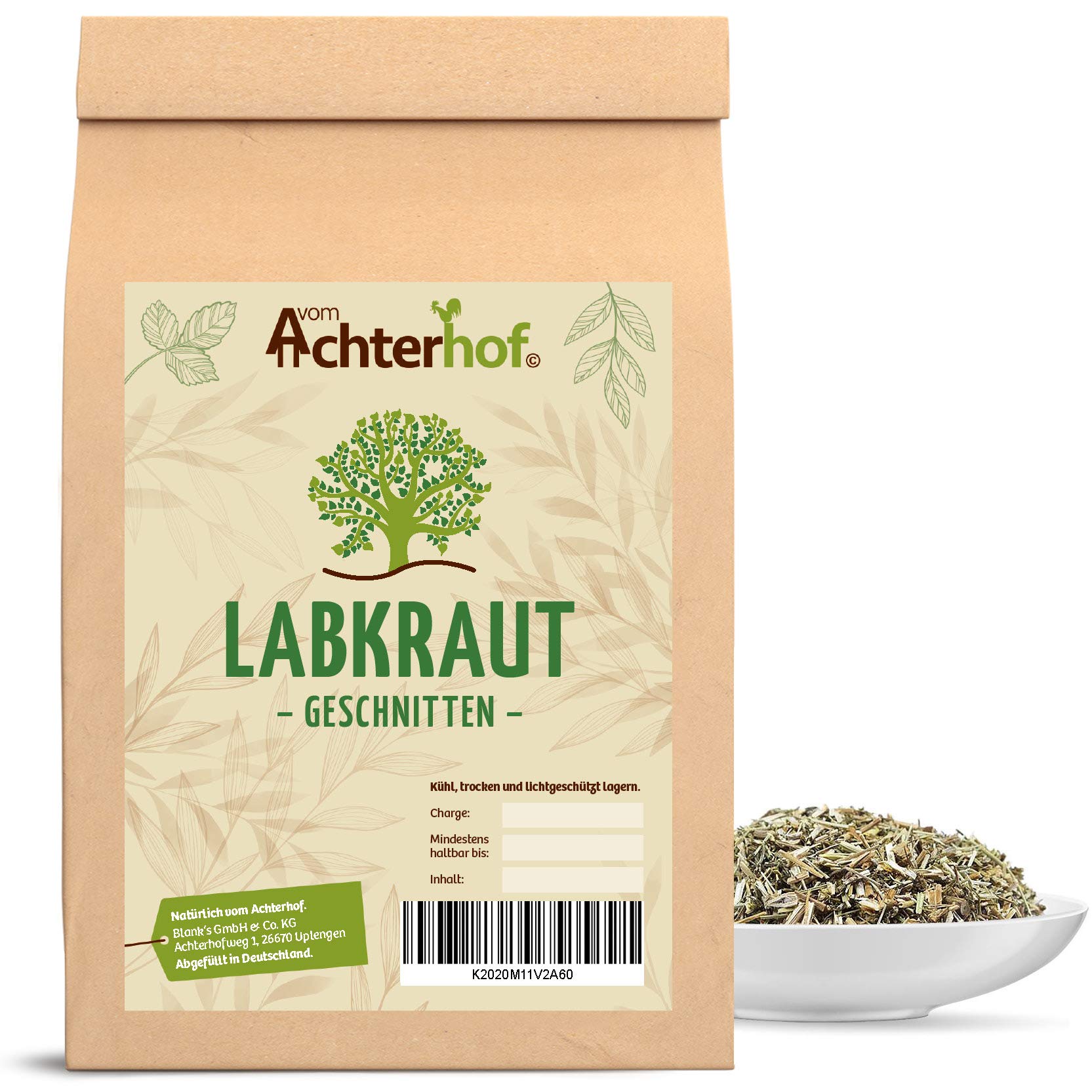 500 g Labkraut echt geschnitten Labkrauttee Kräutertee natürlich vom-Achterhof