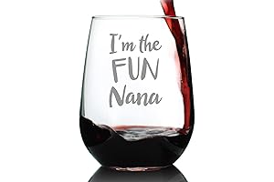 Fun Nana Sippy Cup - Stemless Wine Glass for Funny Nana
