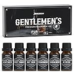 Essential Oils for Men, ARVIDSSON Masculine Essential Oils, Manly Fragrance Oils for Diffuser, Sandalwood, Cedarwood, Leather, Sweet Tobacco, Bay Rum, Myrrh, Gift for Men