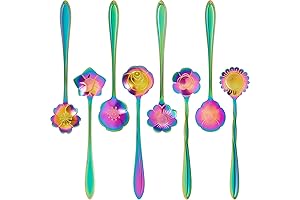 8 Pieces Flower Spoon Coffee Teaspoon Set: The Perfect Addition to Your Kitchen