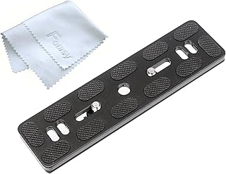 Fotasy 150mm Arca Swiss Plate, 150 mm QR Plate, Quick Release Plate, Long Arca Type Plate, Tripod Quick Release Plate fits Arca-Swiss Universal Standard Clamp for DSLR Camera Lens Tripod Ballhead