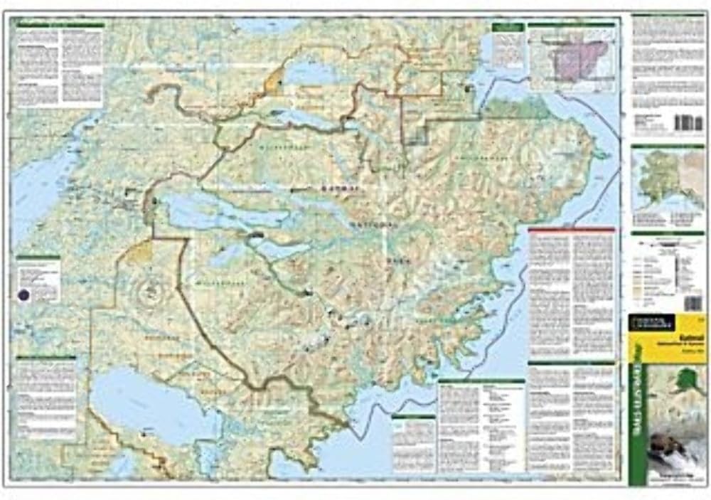Trails Illustrated Map Katmai National Park and Preserve