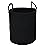XUANGUO Black Cotton Rope Laundry Basket Hamper for Clothes Woven Storage Basket for Living Room Bedroom Boho Tall Rope Baskets for Blanket Toys Pillow Towels Baby Nursery Hamper Bin Large