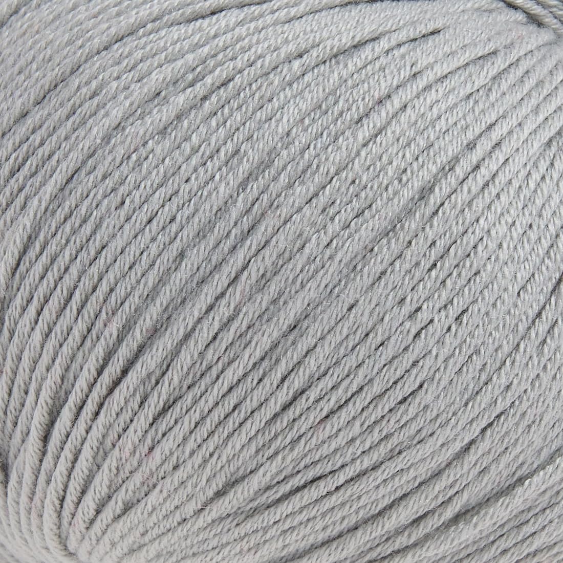 Utopia Crafts Amigurumi Cotton DK Yarn for Crochet and Knitting 50% Cotton, 50% Acrylic Blended, 3X 50g (Light Grey) - Image 3