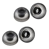 AZLA SednaEarfit MAX TWS 6 Earbud Tips for Wireless Headphones, Dark Gray (L)