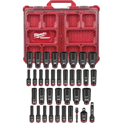 Milwaukee Electric - Shockwave Impact Duty. Socket 3/8. DR 36PC PACKOUT - Amazon.com