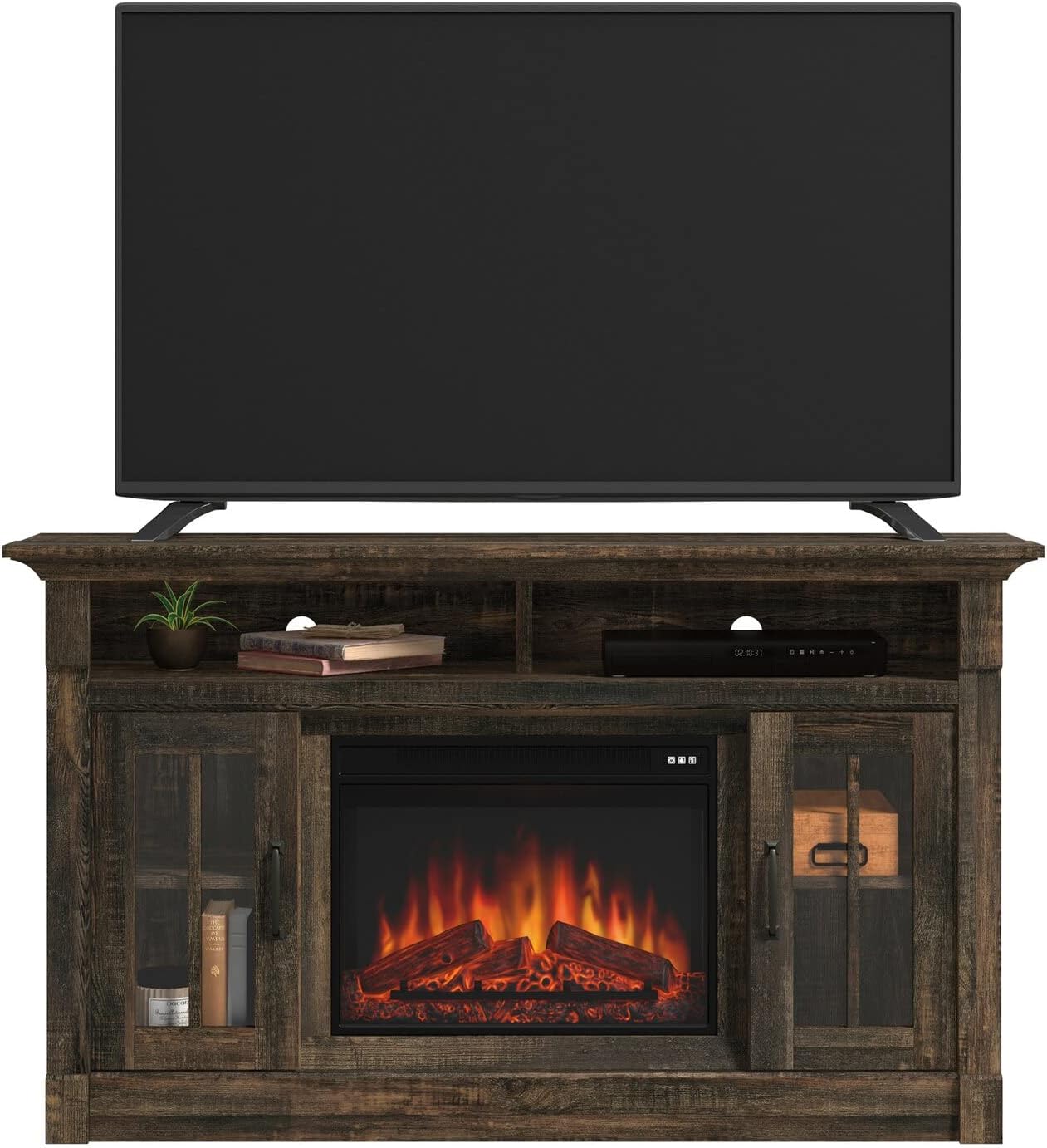 Kell TV Stand for TVs up to 65" with Electric Fireplace