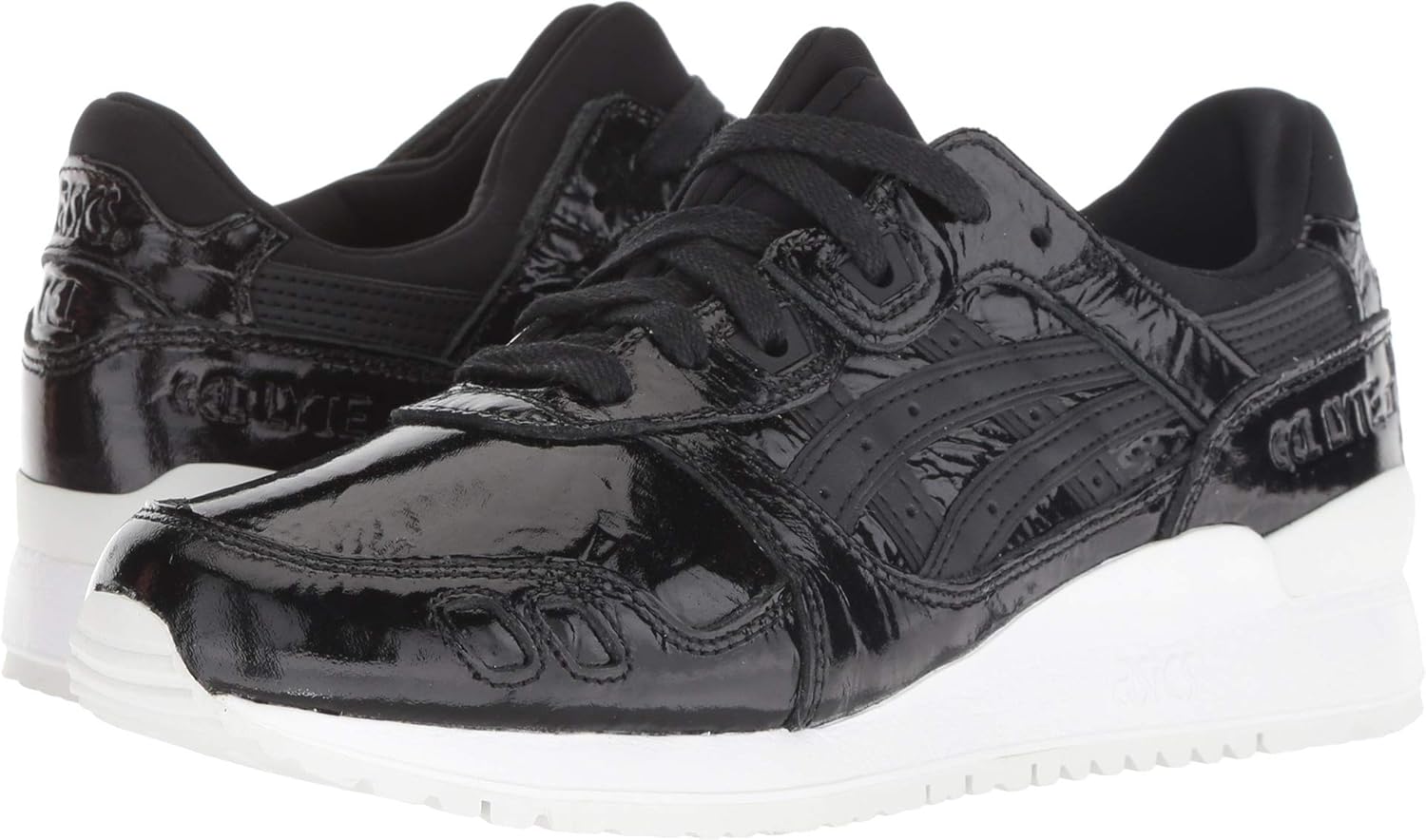 ASICS Tiger Womens Gel-Lyte III Black/Black Size 7