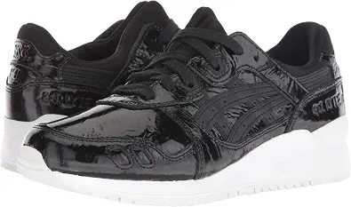 ASICS Tiger Women's GEL-Lyte III Sneakers, Black/Black, Size 9.5