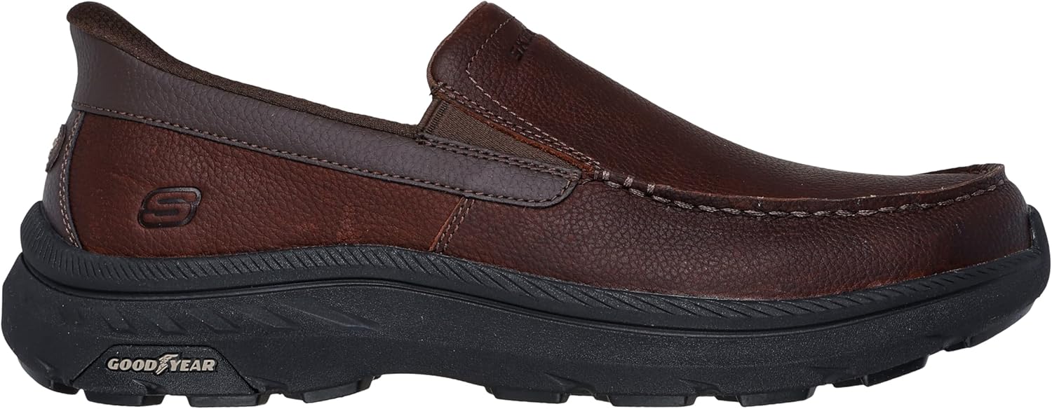 Skechers Men's USA Pollard - Osgood Dual Gore Leather Moc Toe Slip-Ins Loafer - Image 6