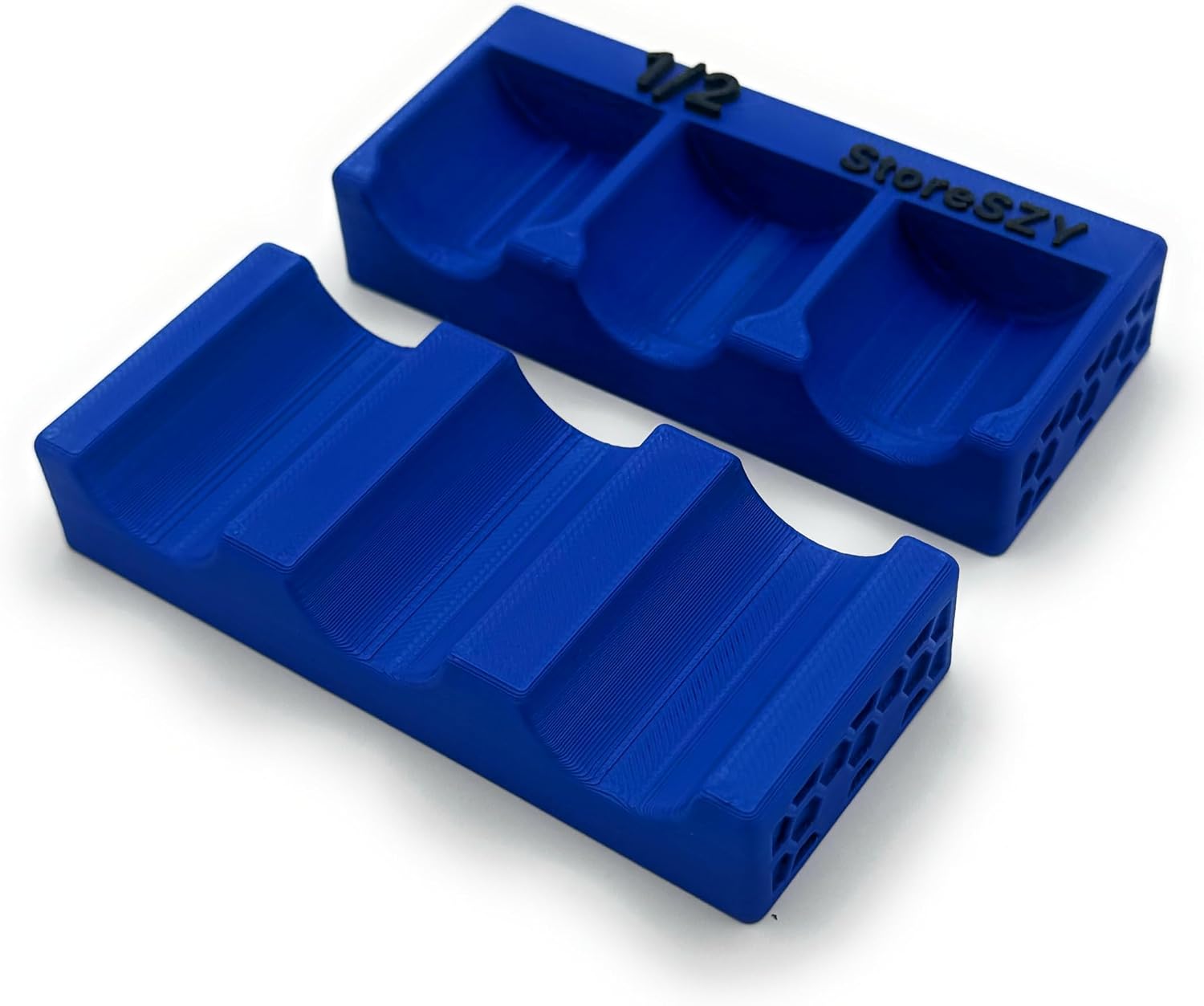 StoreSZY Custom Magnetic Extension Storage Holder – Toolbox Organizer for Wobble, Straight & Impact Extensions | Durable 3D Printed Tool Holder for Garage & Workshop (Purple/Yellow, 3/8-3/8-3/8) image 4