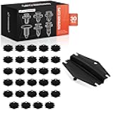 A-Premium 30 PCS Nylon Door Window Guide Car Retainer Fastener Push Pin Clips Compatible with Chevy Impala K5 Blazer Caprice Buick Century Electra Cadillac Brougham GMC C1500 Suburban Olds 98 Pontiac