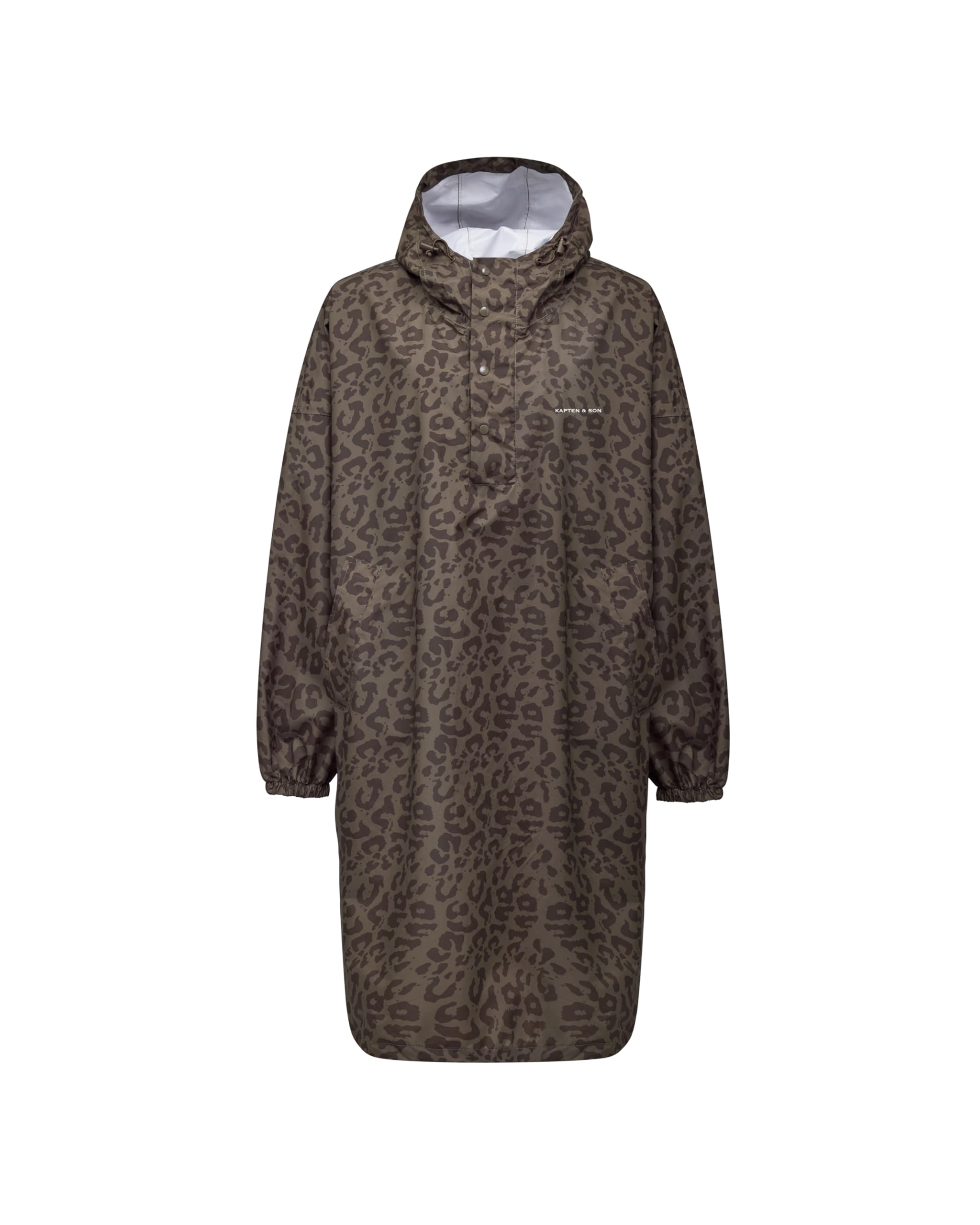 Kapten & Son Rechenponcho All Black, Sandstone, Leo Dark Brown | Regenjacke Unisex