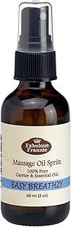 Fabulous Frannie Easy Breathzy (Formally Cold) Massage Spritz 100% Pure Essential & Carrier Oils 2oz