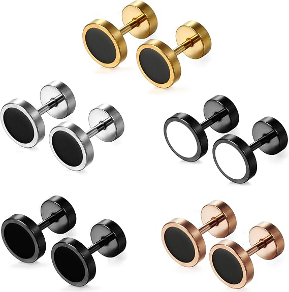 Set di Orecchini Ruby - Eleganza in Oro per Ogni Occasione