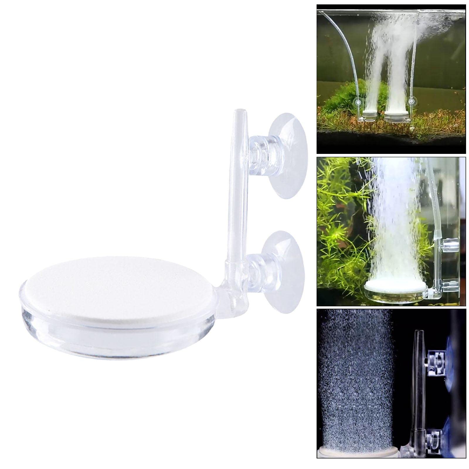 Set di 5 diffusori silenziosi per acquario, 7 x 6 cm