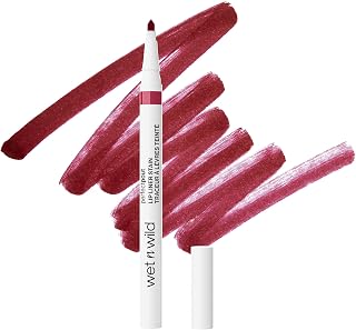 wet n Wild Perfect Pout Lip Liner Stain Spilled Wine - Long-Lasting Transfer-Proof Vegan Lip Stain with Precision Blade Applicator