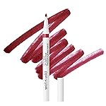 wet n wild Perfect Pout Lip Liner Stain, Long-Lasting Transfer-Proof Formula with Blade-Like Applicator for Precision & Full Lip Coverage, Vegan & Cruelty-Free - Spilled Wine