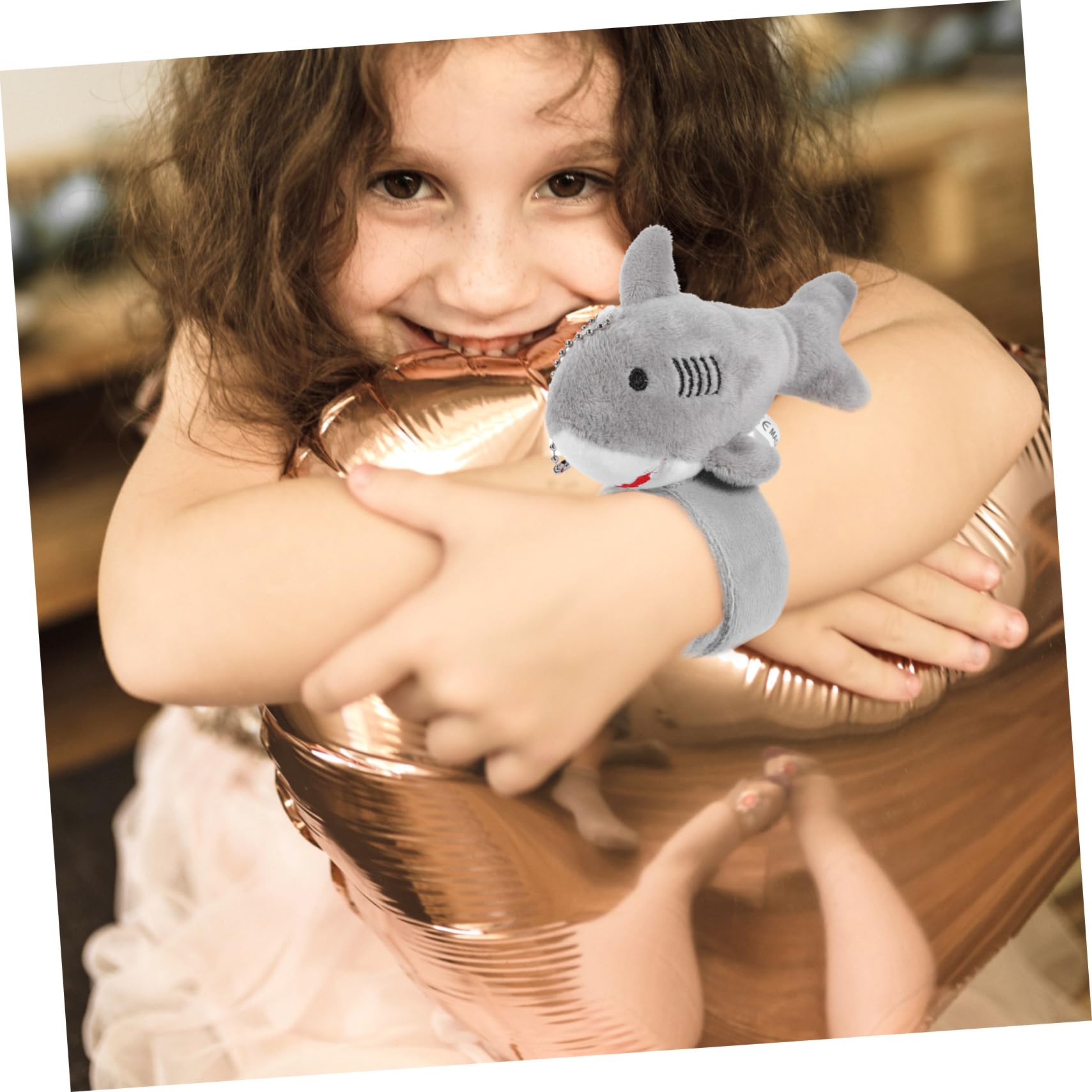 Hemobllo 10 Piezas Pulsera de Peluche de Pulsera de Golpe Suave y para Fiesta Temática Infantil Banda de Muñeca Animal de Peluche Hugger para Cumpleaños